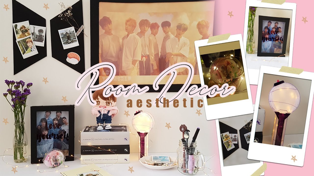 DIY K-POP : DECORA TU HABITACIÓN CON BTS | JMARYLINJ