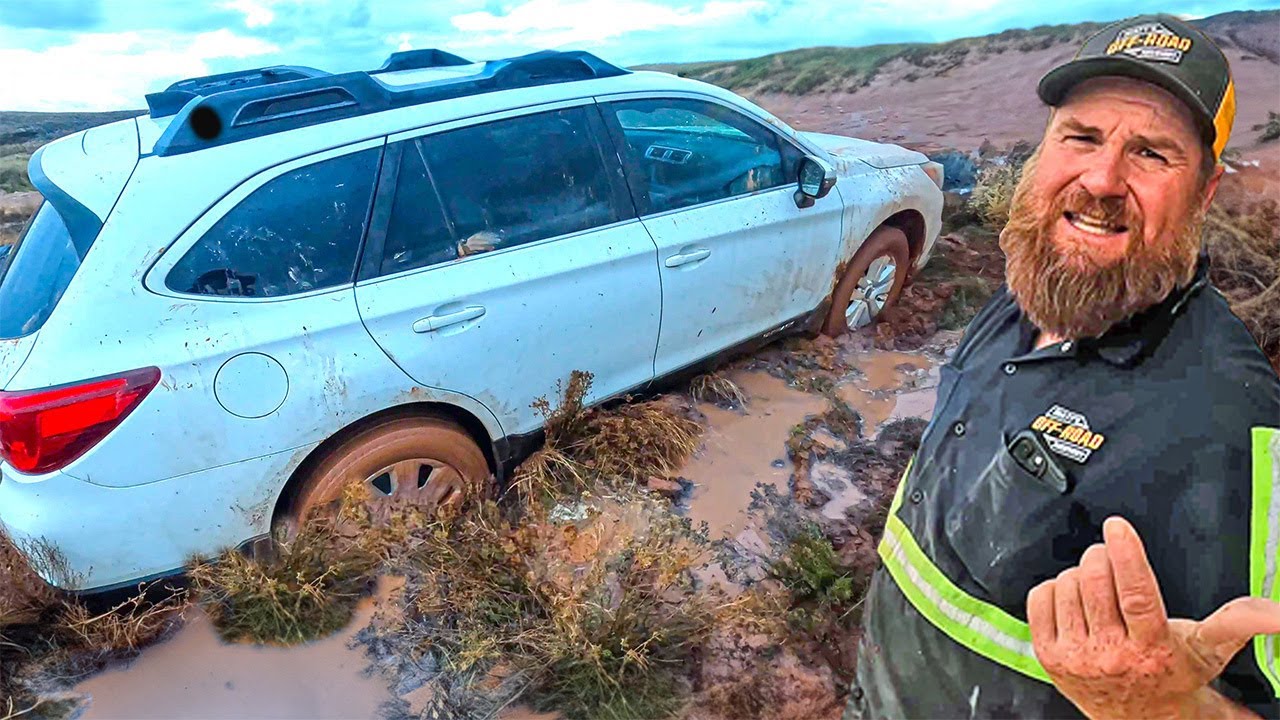 This Isn't The Outback! Subaru Loses To Utah Mud