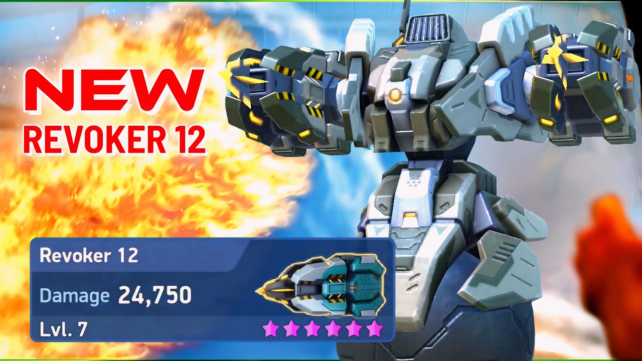 NEW WEAPON Revoker 12 - Nomad, Eclipse, Lacewing, Vortex - Mech Arena Robots