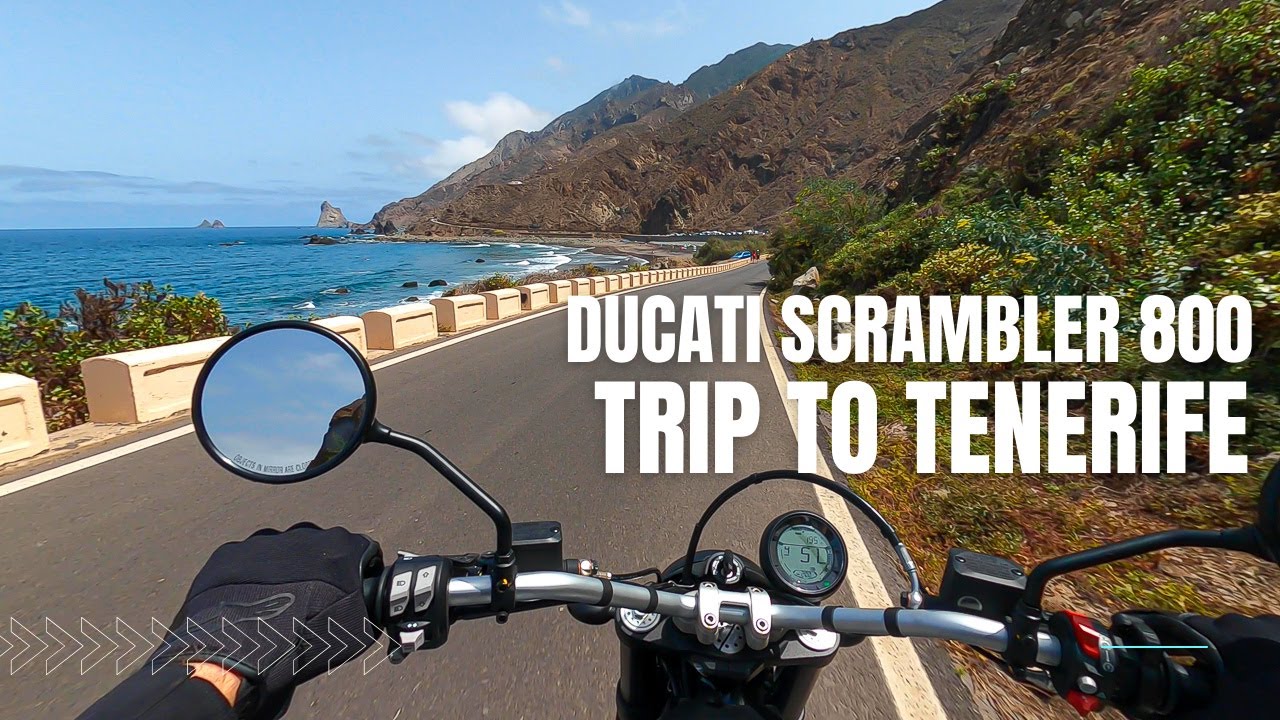 Ducati Scrambler 800 Icon Dark trip from Gran Canaria to Tenerife | Part 1