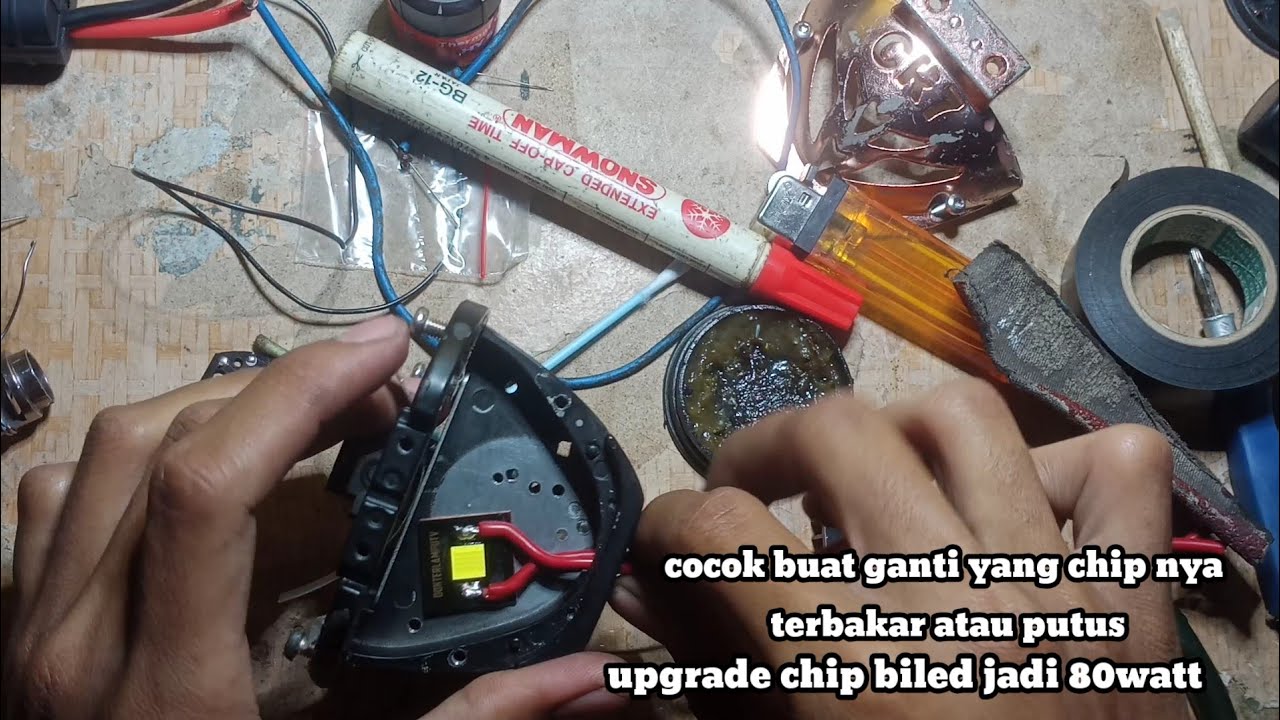 PERBAIKAN BILED PUTUS UPGRADE TO 80WATT