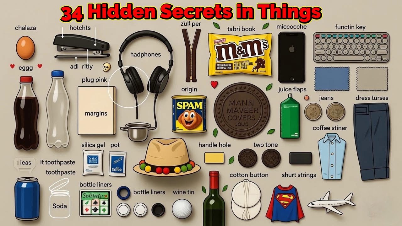 34 Hidden Secrets in Things You Use Every Day