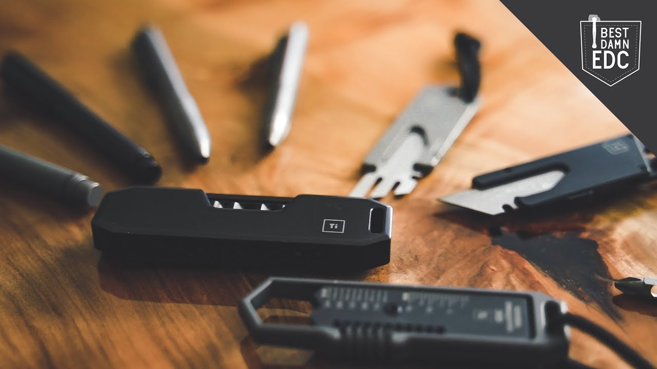 8 EDC Titanium Pocket Tools by Big Idea Design | Everyday Carry
