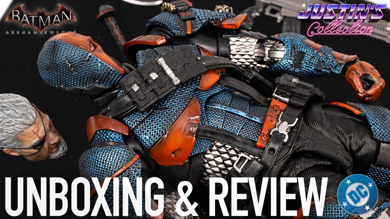 LPZZ Deathstroke Batman Arkham Knight 1/12 Scale Action Figure Unboxing & Review