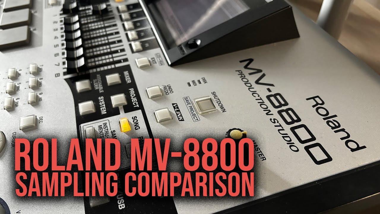 Roland MV-8800 - Sampling Comparison | #roland #mv8800 |