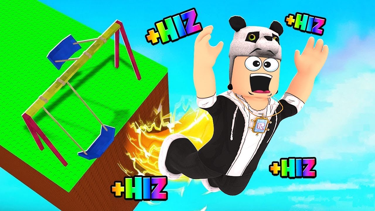 Я спрыгнул с качелей на скорости +99999 в Roblox!