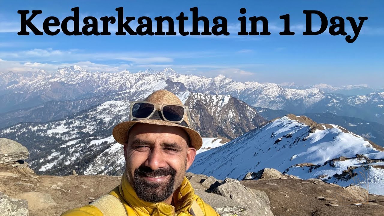 Solo Trek to Kedarkantha in One Day | Kedarkantha Trek: A Snow Trek in Uttarakhand | The Young Monk|