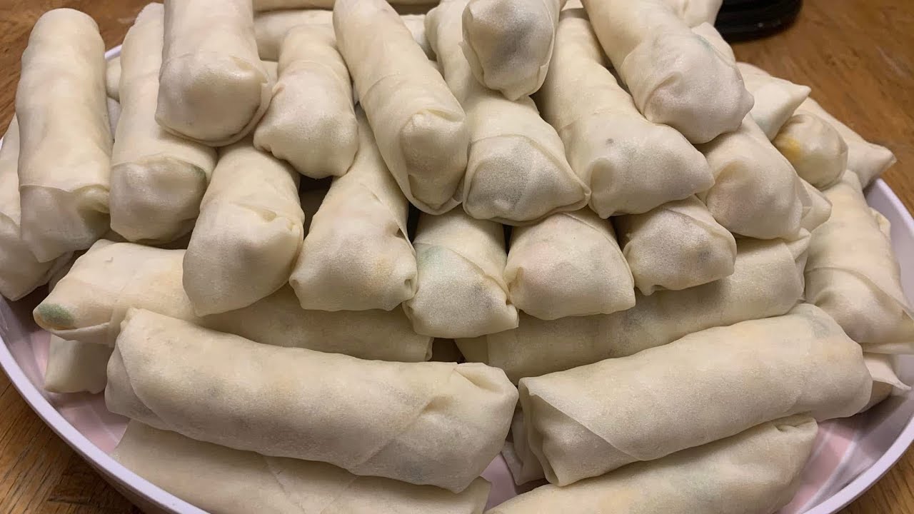 Order done for chicken spring rolls#viral #fyp#