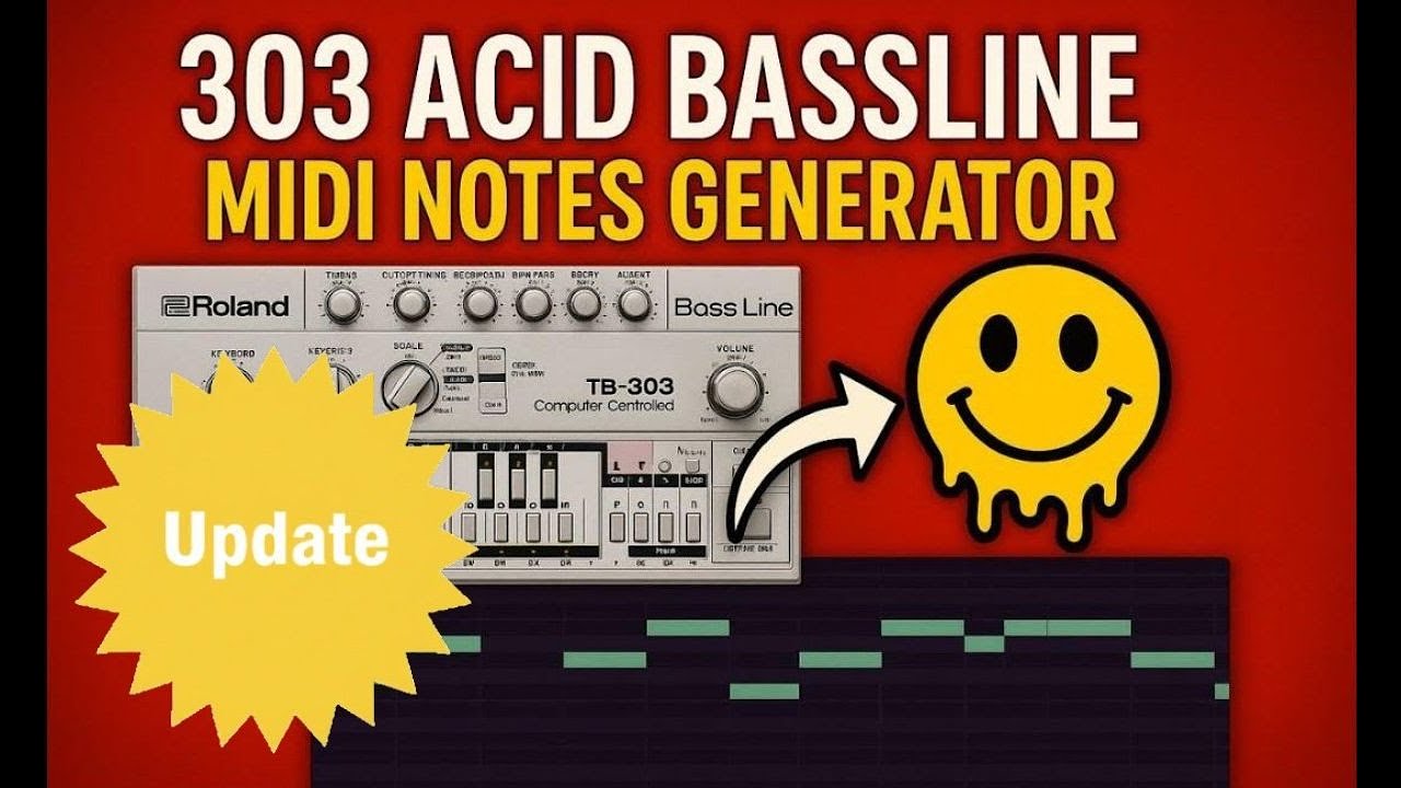 Bitwig 6 UPDATE for the Acid Bassline MIDI Note Generator