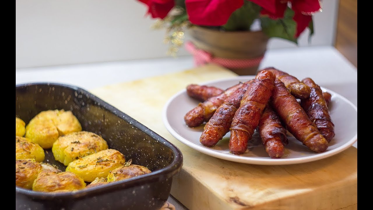Kobasice umotane u slaninicu i ekstra hrskav krompir  - Ručak prste da poližeš!