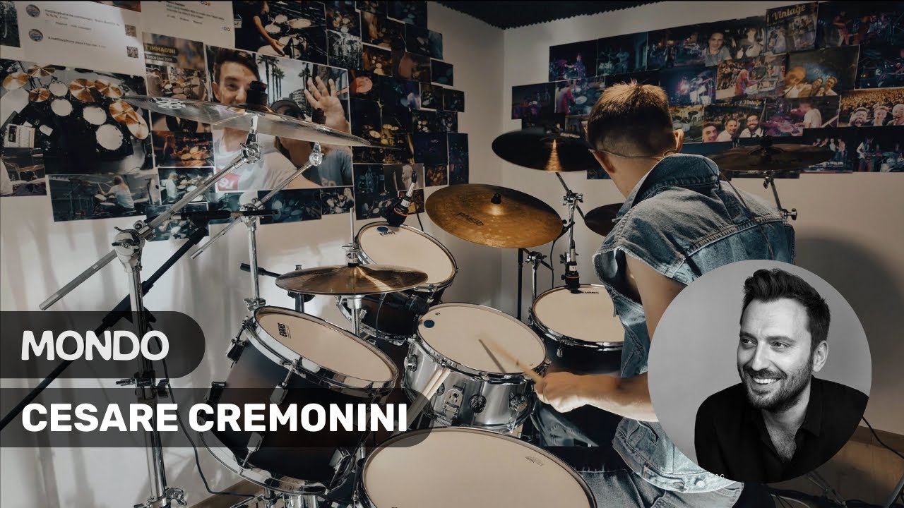 CESARE CREMONINI - MONDO - Drum Cover @cesarecremoninimusic