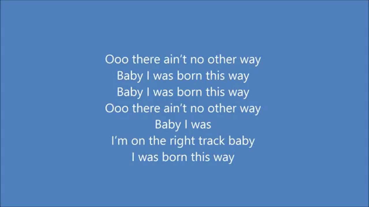 Maria Aragon - Born This Way (with lyrics on screen) HD