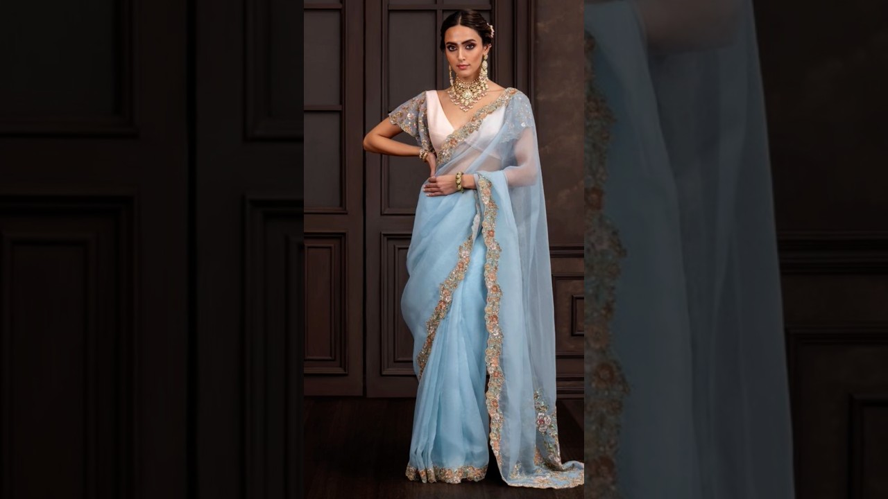 Wedding Special Top 10 party Wear Saree designs 2025 #saree #floralsaree #bridalsaree #weddingsarees