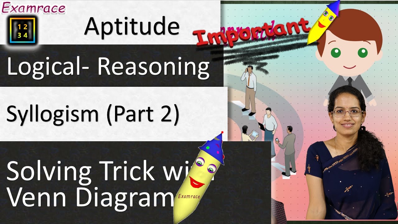 Conquering All Syllogism Problems (Part 2 of 4): 1 Simple Trick with Venn Diagram