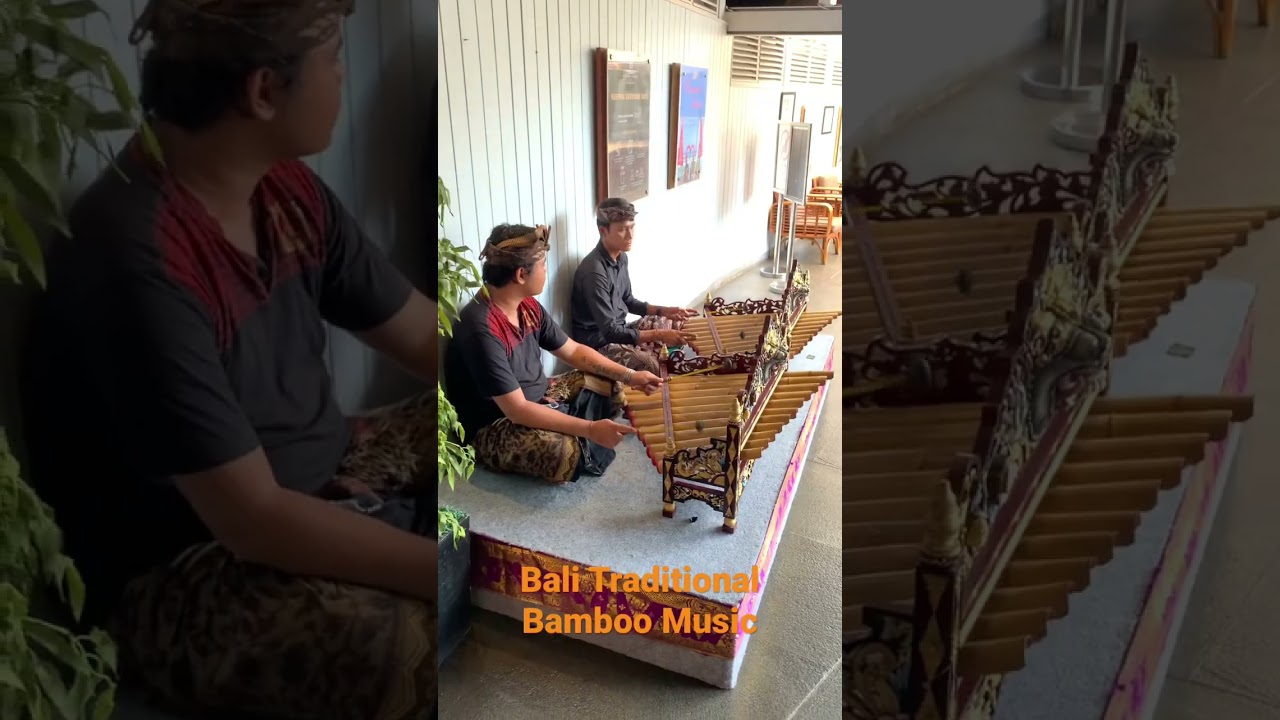 Traditional Bamboo Music #bali #traditional  #bamboomusic #shots