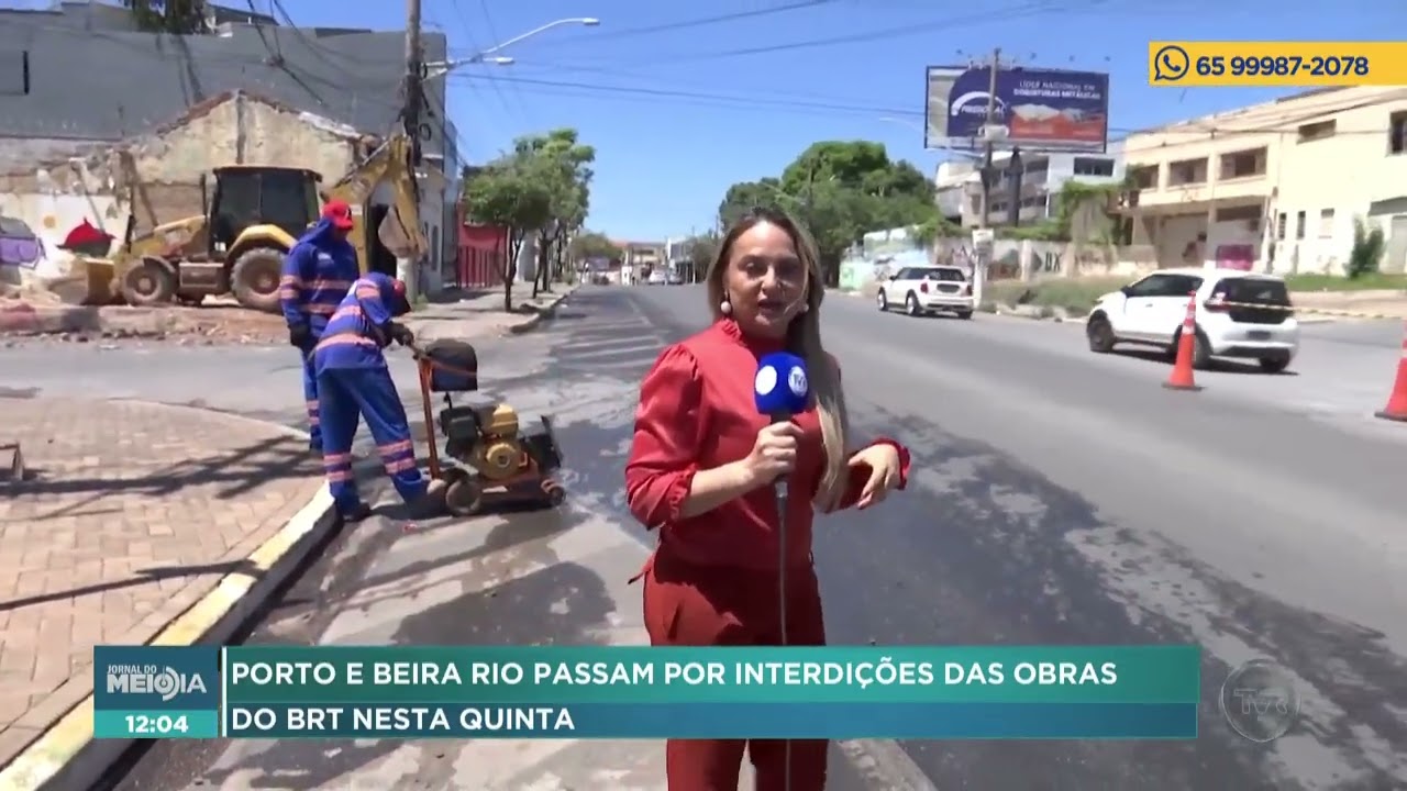 Porto e Beira rio passam por interdi&ccedil;&otilde;es nas obras do BRT durante feriado