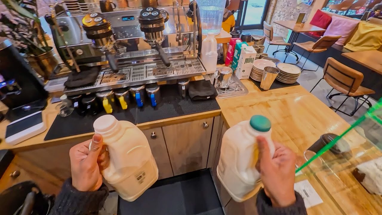 POV - My Barista Shift at the Coffee Shop