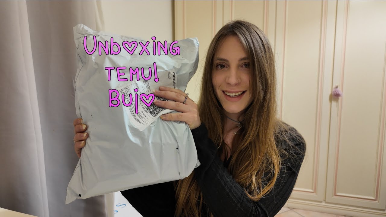 Unboxing Temu ♡ Accessori Bullet Journal e altro!
