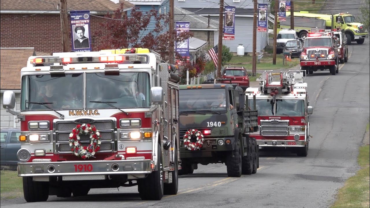 Nuremberg-Weston Volunteer Fire Company Lights & Sirens Fire Trucks Parade 2022