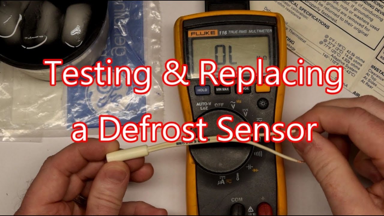 Testing and Replacing a GE Defrost Sensor - WR55x10025