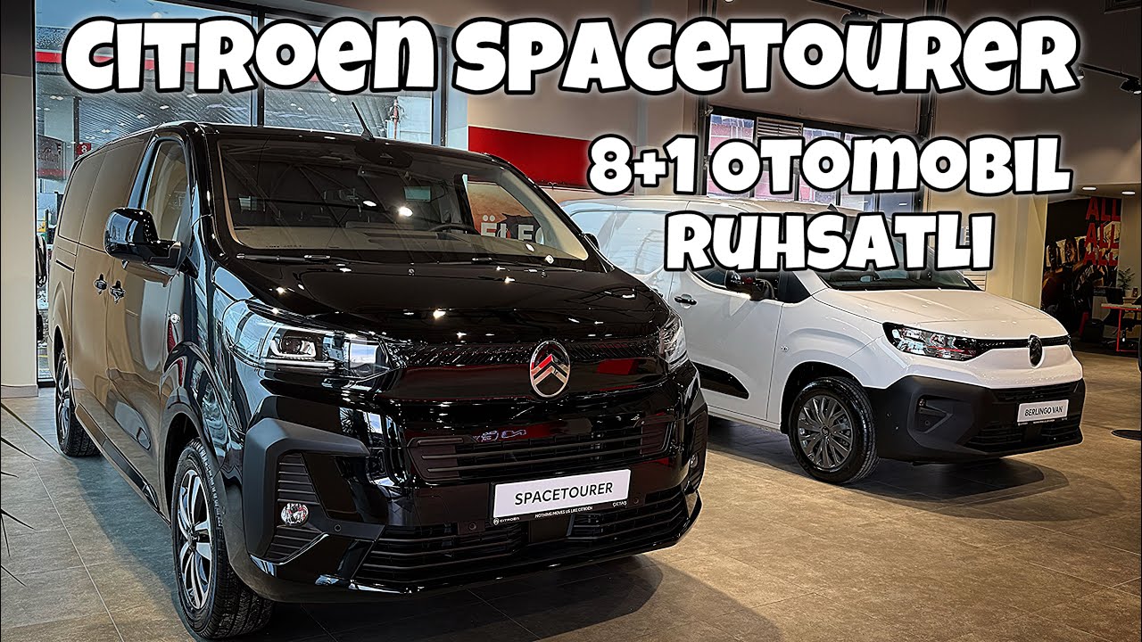 Yeni 2025 Citroen Spacetourer Taksi Ruhsatlı 8+1 koltuk