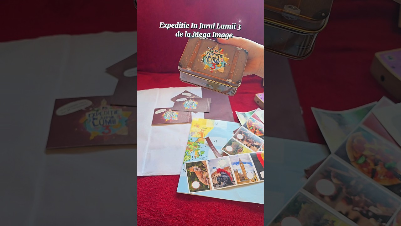 Expeditie in jurul lumii 3 de la Mega Image #unboxing #megaimage #nejucamsiinvatam