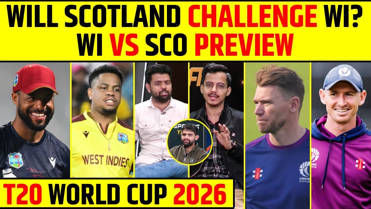 WILL SCOTLAND CHALLENGE WI? WI VS SCO PREVIEW #t20worldcup2026 #WIVSSCO