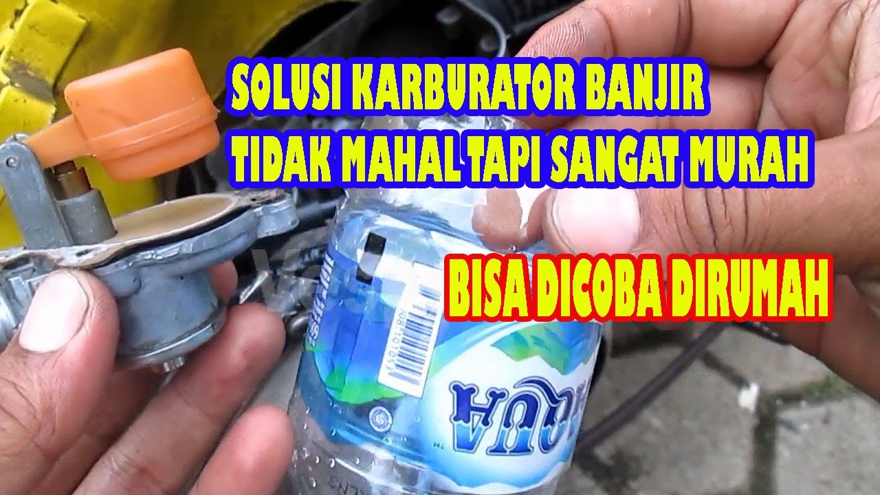 karburator vespa banjir lakukan cara ini