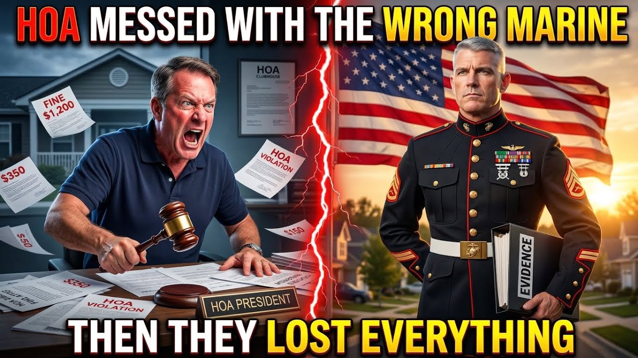 HOA Messed With The Wrong Retired Marine—Then They Lost Everything