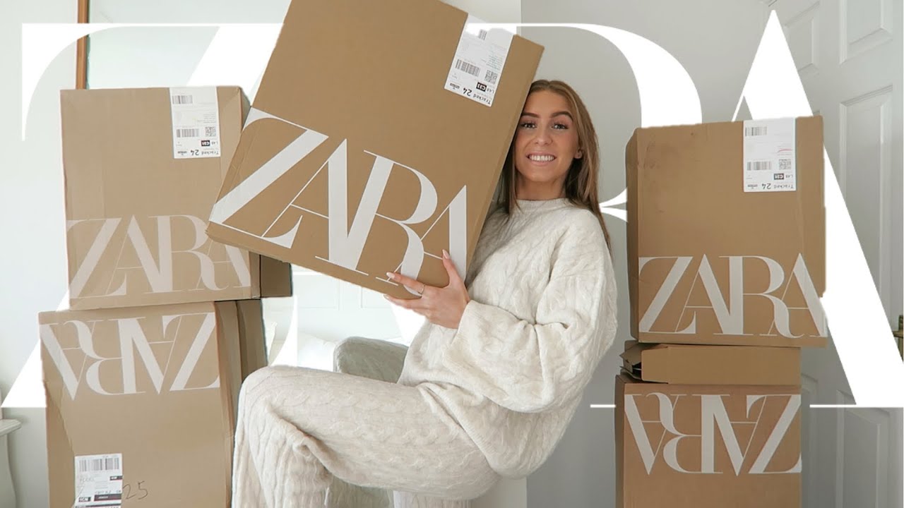 ZARA TRY ON HAUL JANUARY 2022 | HUGE NEW IN & WINTER SALE STYLING HAUL