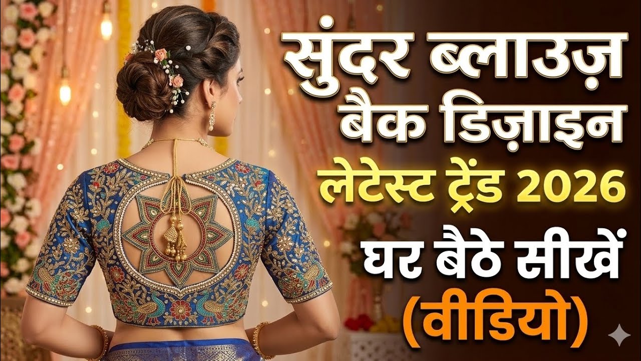 २०२६ के सबसे शानदार ब्लाउज़ बैक डिज़ाइन ✨ | लेटेस्ट वेडिंग और पार्टी वियर कलेक्शन | New Blouse