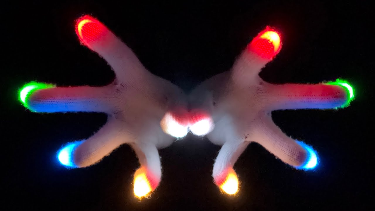 ASMR Hypnotic Hand Movements With LED Gloves | Gloving ASMR | Lucid Dreaming ASMR 