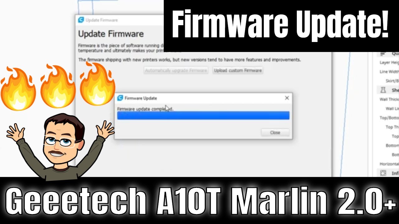Updated! Geeetech A10T Firmware Marlin 2.0+ & Setup Cura in Minutes