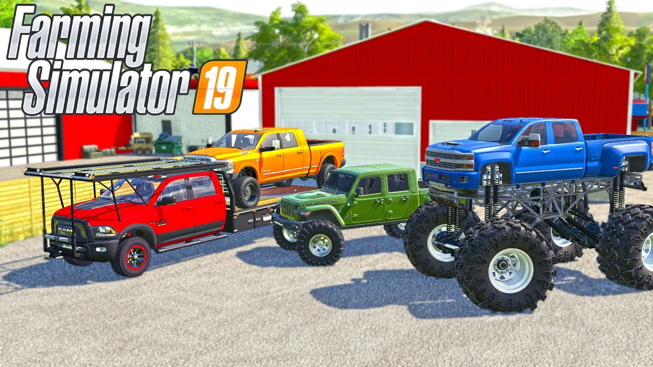 LUXURY REPO $500,000 MONSTER TRUCK JEEP & 2020 DODGE | (ROLEPLAY) FARMING SIMULATOR 2019