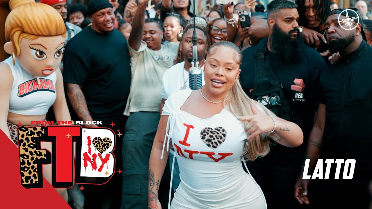 Latto - Chrome Heart Diaper Bag | From The Block Performance 🎙