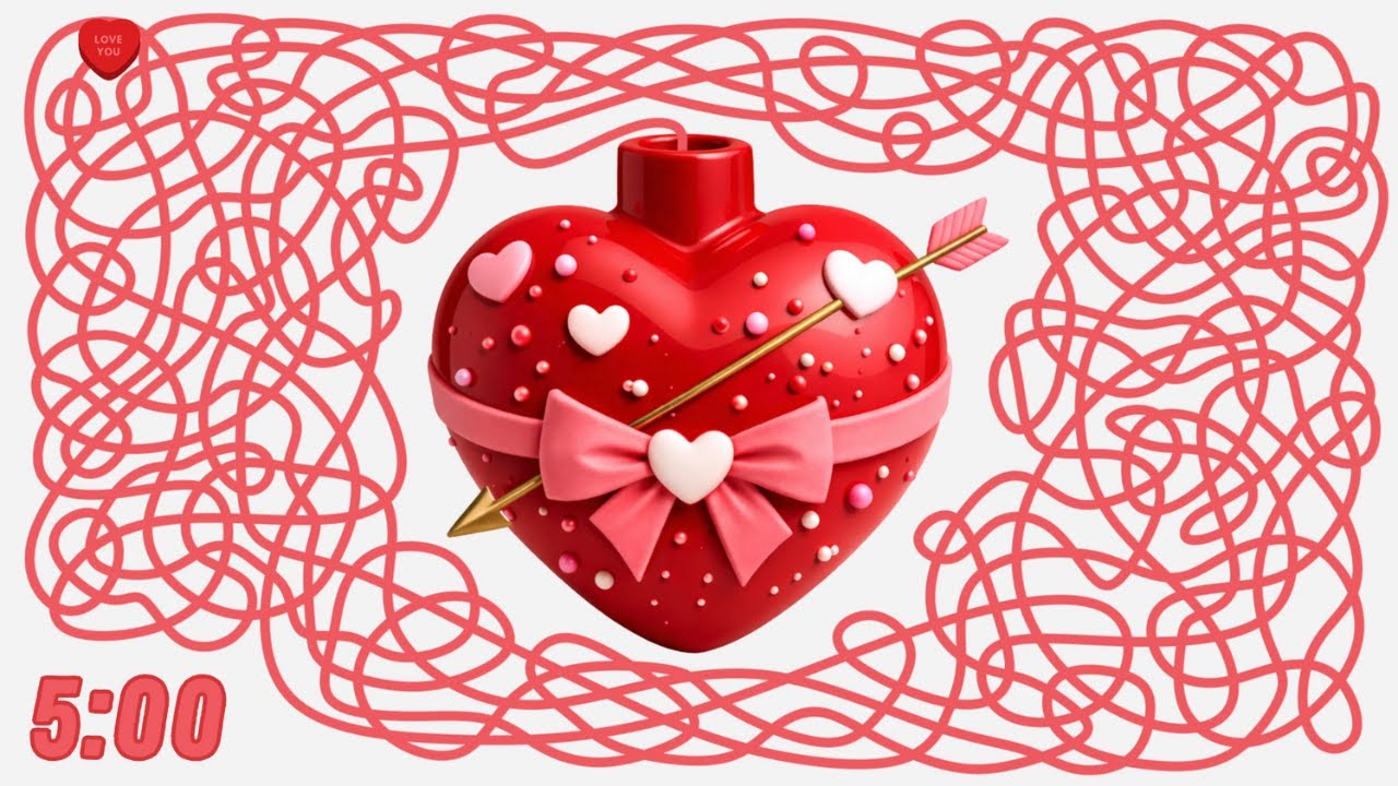 💘🍫 5 Minute Valentine&rsquo;s Day Timer Bomb  - HEART BOMB⏳💥