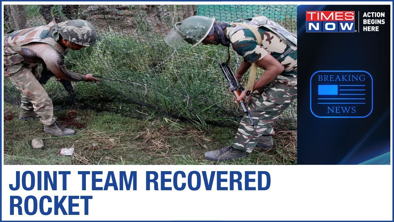 CRPF & Police averted a rocket during search operations in hill side