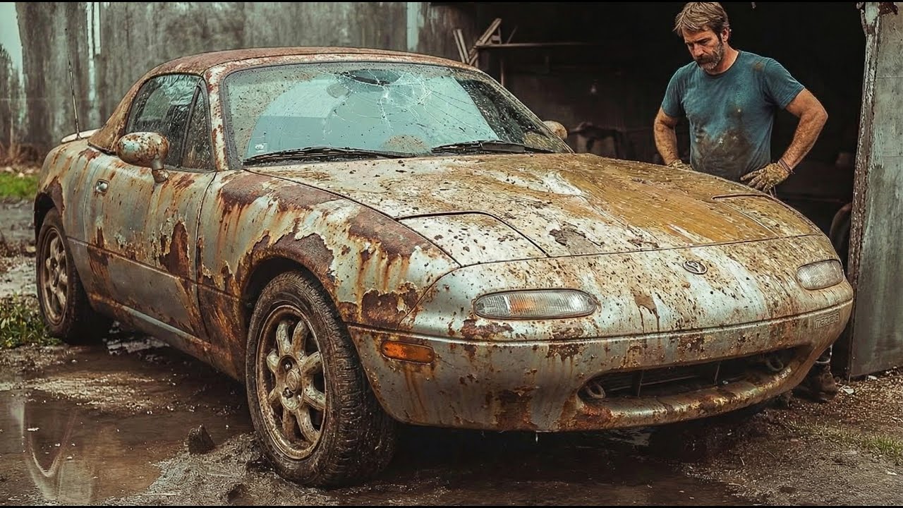 ASMR Car Restoration! Extreme Abandoned Mazda MX-5 Miata Restoration | Total Transformation