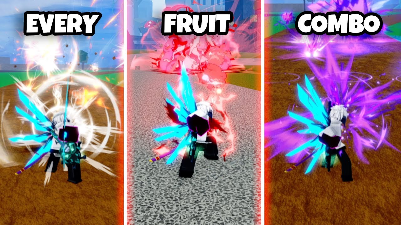 One Shot Combo With Every Fruit In Blox Fruits (Update 28)
