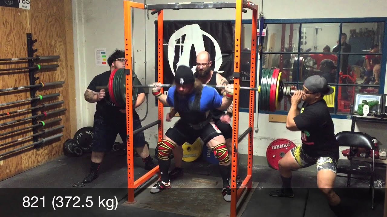 Dan Green (220) -- Squats 821x2 and 859x1