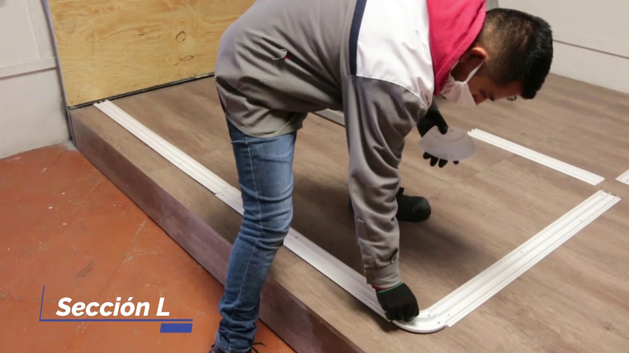 COMO INSTALAR LA CANALETA DE PVC PARA PISO MEDIA CAÑA