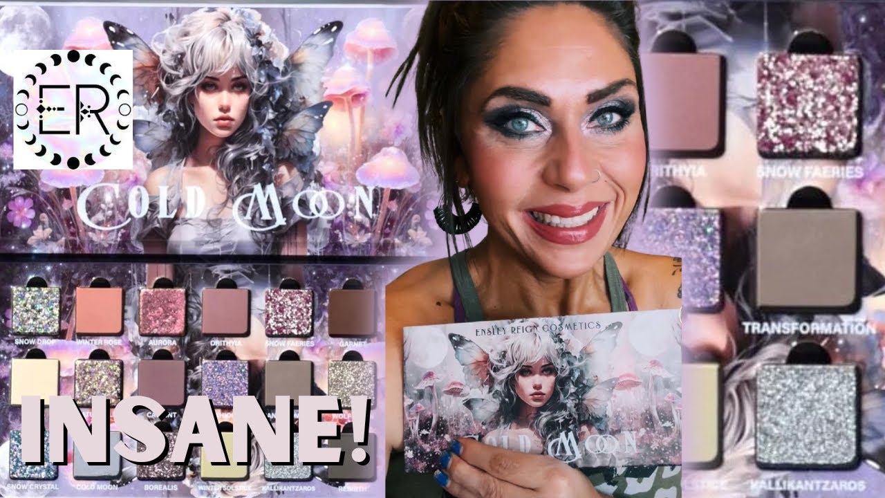 ENSLEY REIGN COLD MOON PALETTE TUTORIAL - IS IT WORTH $70?? REVIEW & FIRST IMPRESSION!!
