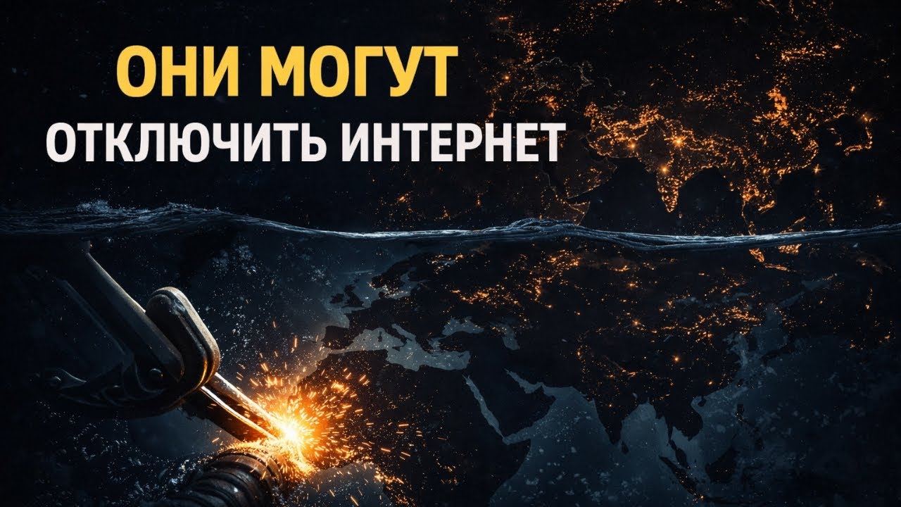 КТО МОЖЕТ ВЫКЛЮЧИТЬ ИНТЕРНЕТ? Подводные кабели, о которых молчат