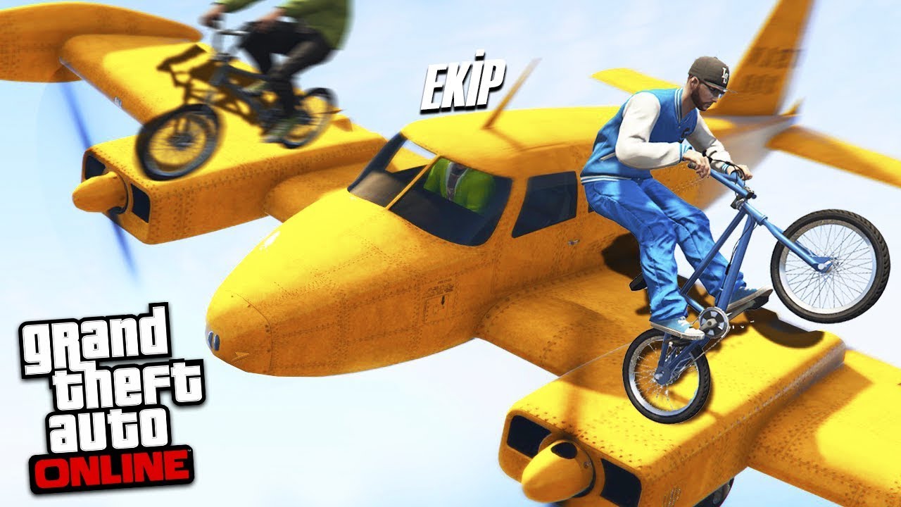 EN EFSANE UÇAKLAR VS İMKANSIZ BMX PARKURU !! (PRO GERİ DÖNDÜ !!) - GTA 5 Online (Sesegel,Ümidi,Ozan)