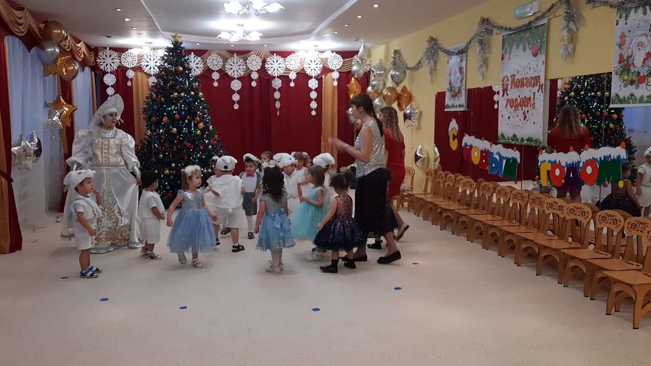 новогодний утренник, 1 младшая группа