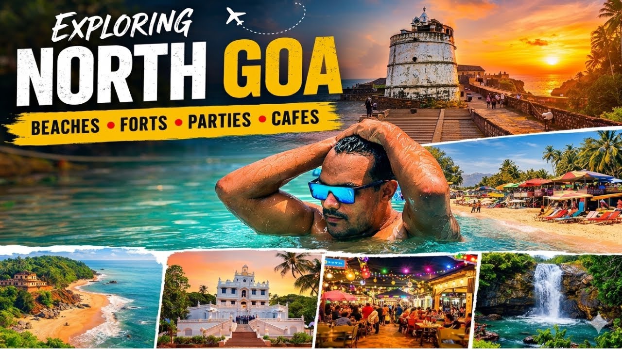 ಗೋವಾ ಅಲ್ಲಿ ನಮ್ಮ ಮೊದಲನೆಯ ದಿನ | Places to see in north goa Kannada | Goa vlog Kannada