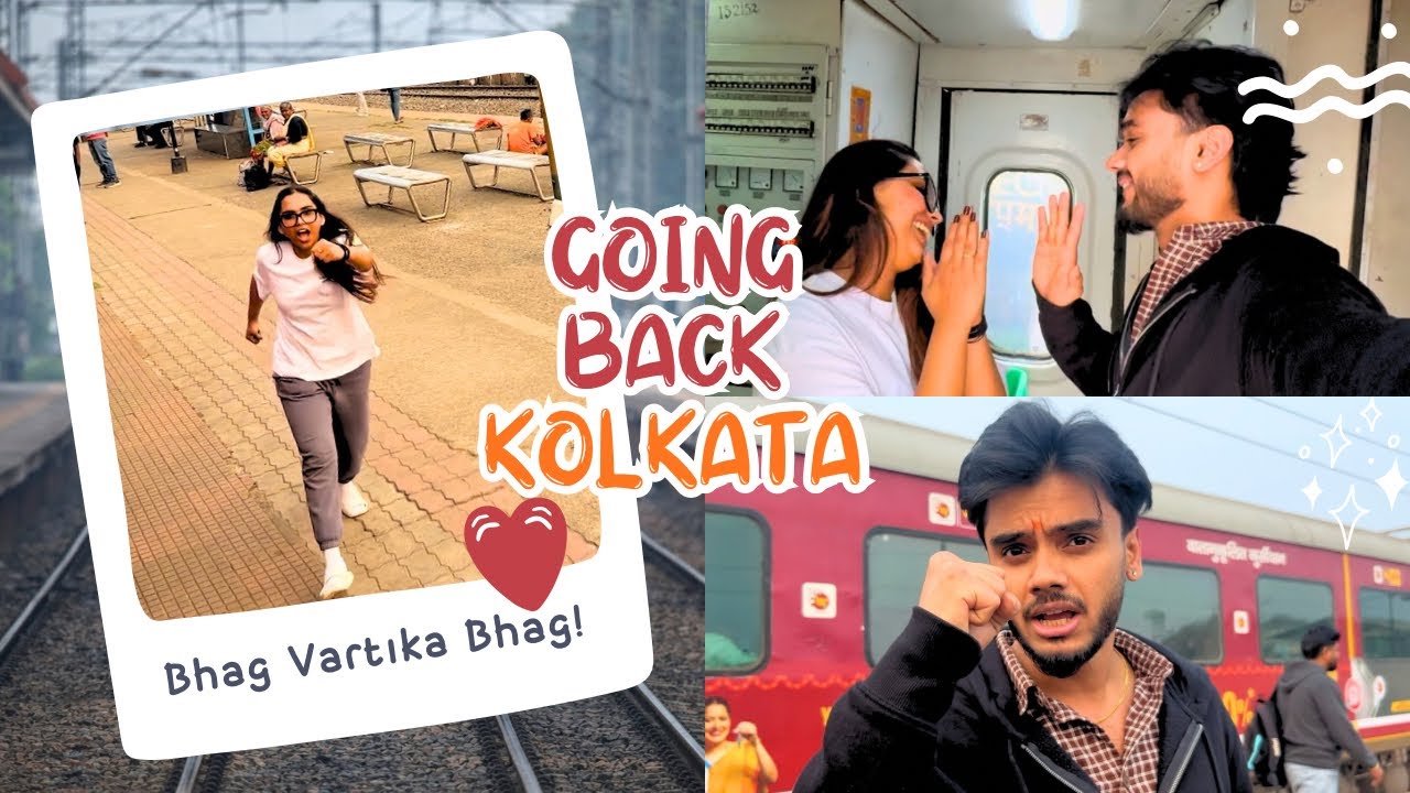 Going Back to Kolkata 😭 | Funny journey vlog | No Civic Sense | Watch Now 🤩🤪