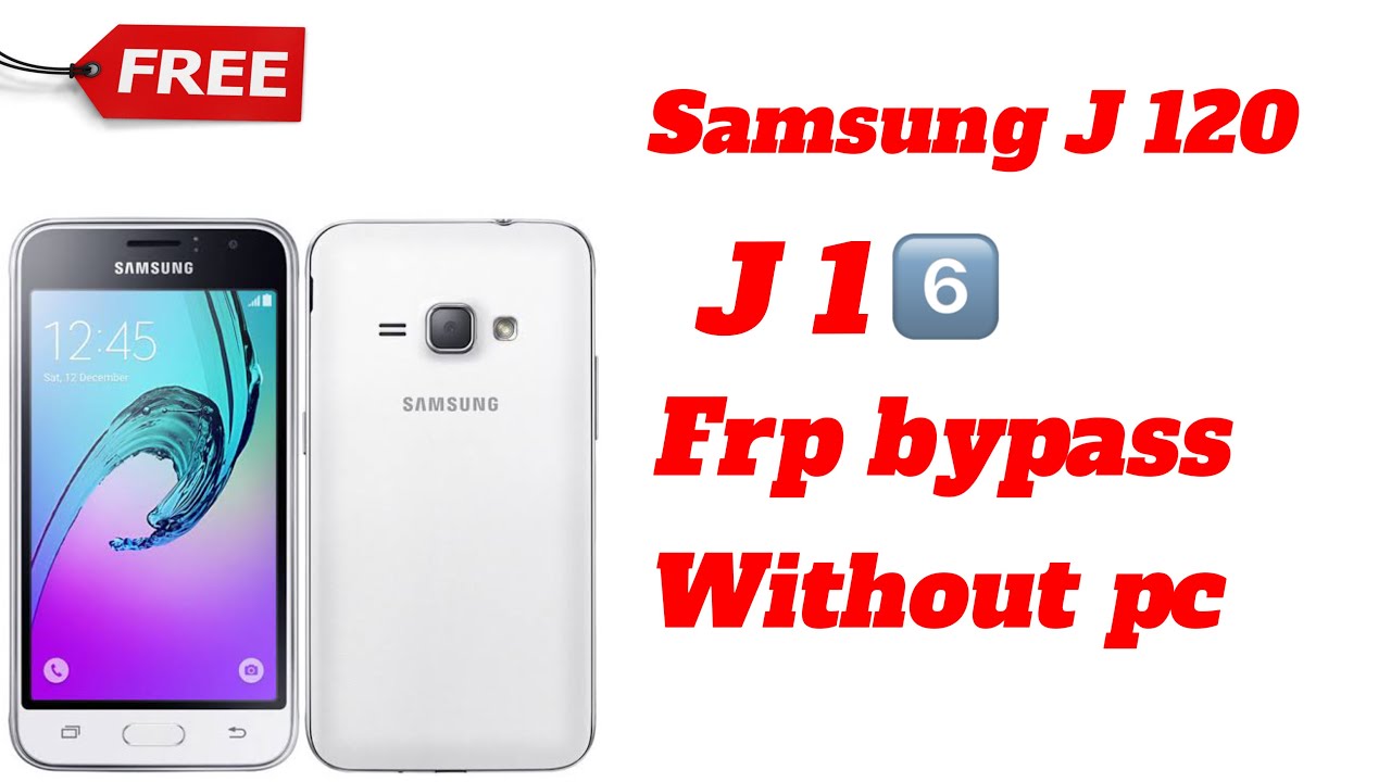 Samsung model:j120f / samsung j1 2016 frp google account bypass without pc work 💯%
