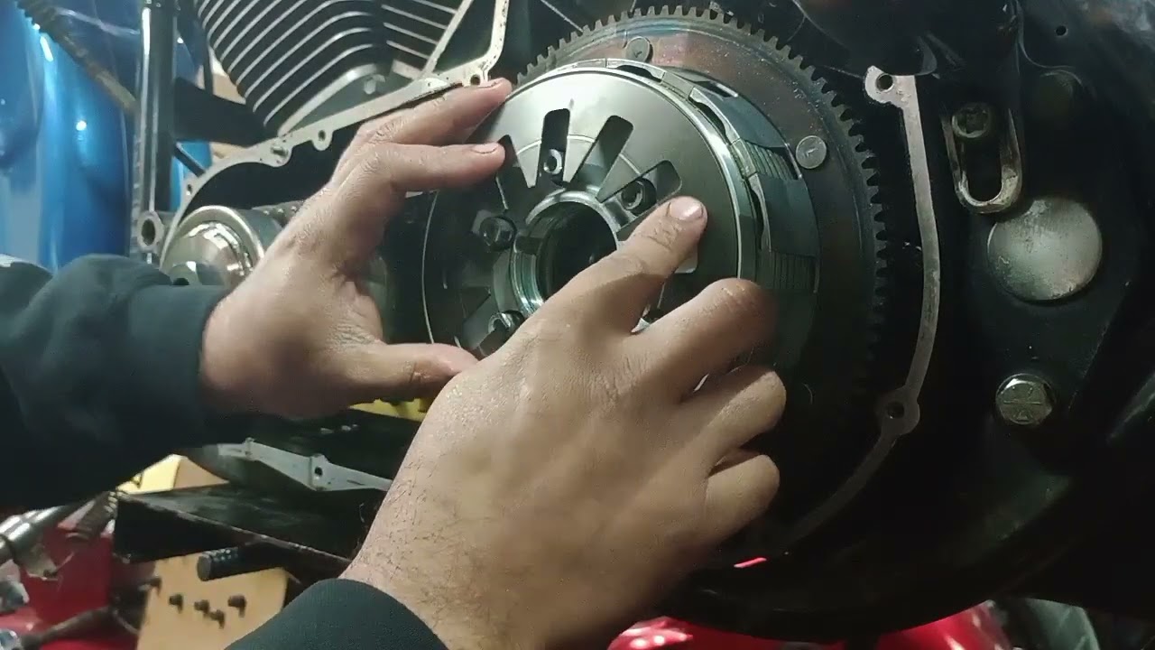 Clutch Embrague Harley Davidson Ajuste Instalación Pastas y Discos Road King 2002