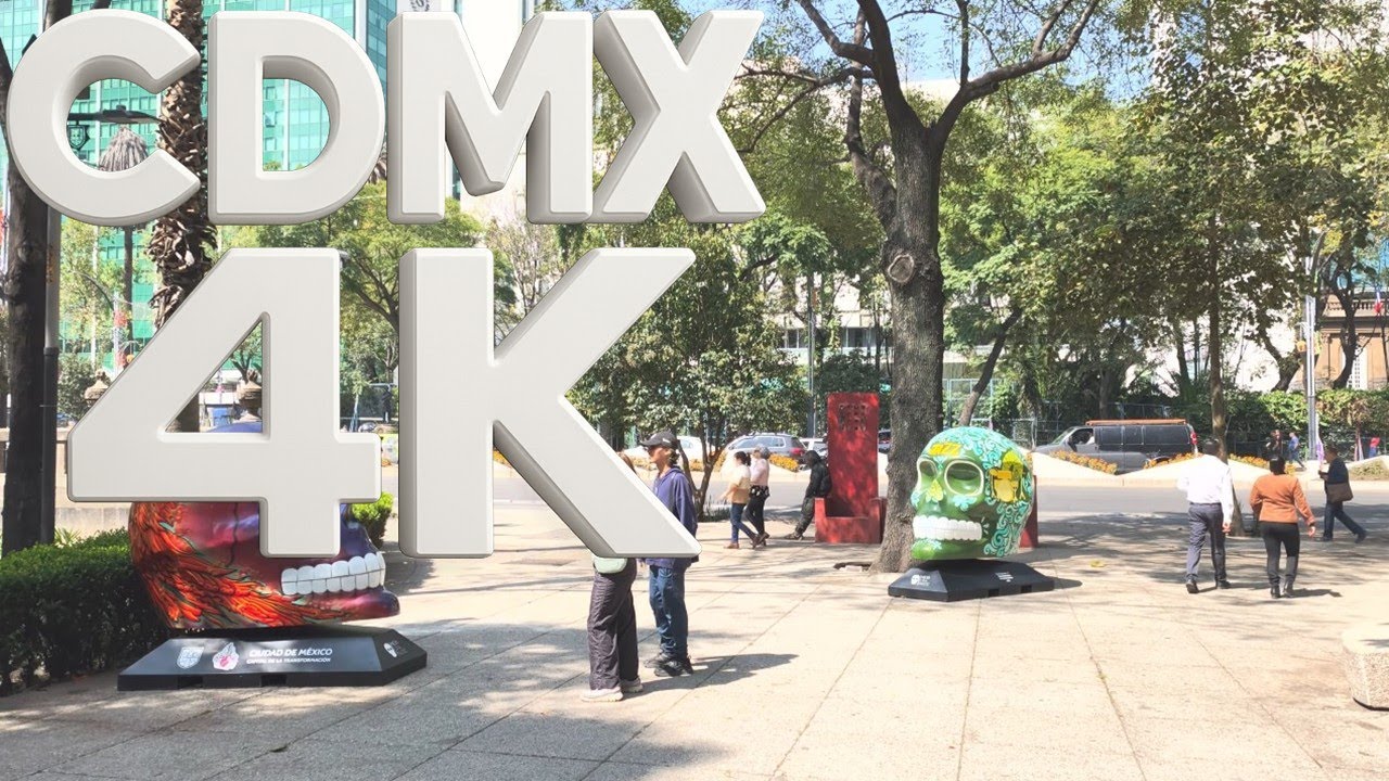 Zona Rosa and Reforma where urban art celebrates life and death 📚4K HDR10+ at 60 FPS